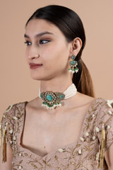 Sea Green Choker Set5707 video